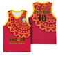 Support Palancas Negras - Red Angola Football Basketball Jersey - African Pride