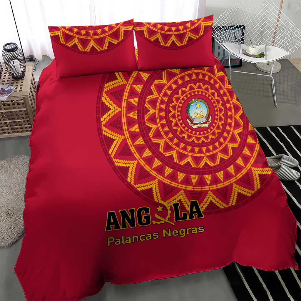 Support Palancas Negras - Red Angola Football Bedding Set