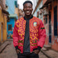 Support Palancas Negras - Red Angola Football Bomber Jacket
