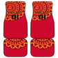 Support Palancas Negras - Red Angola Football Car Mats