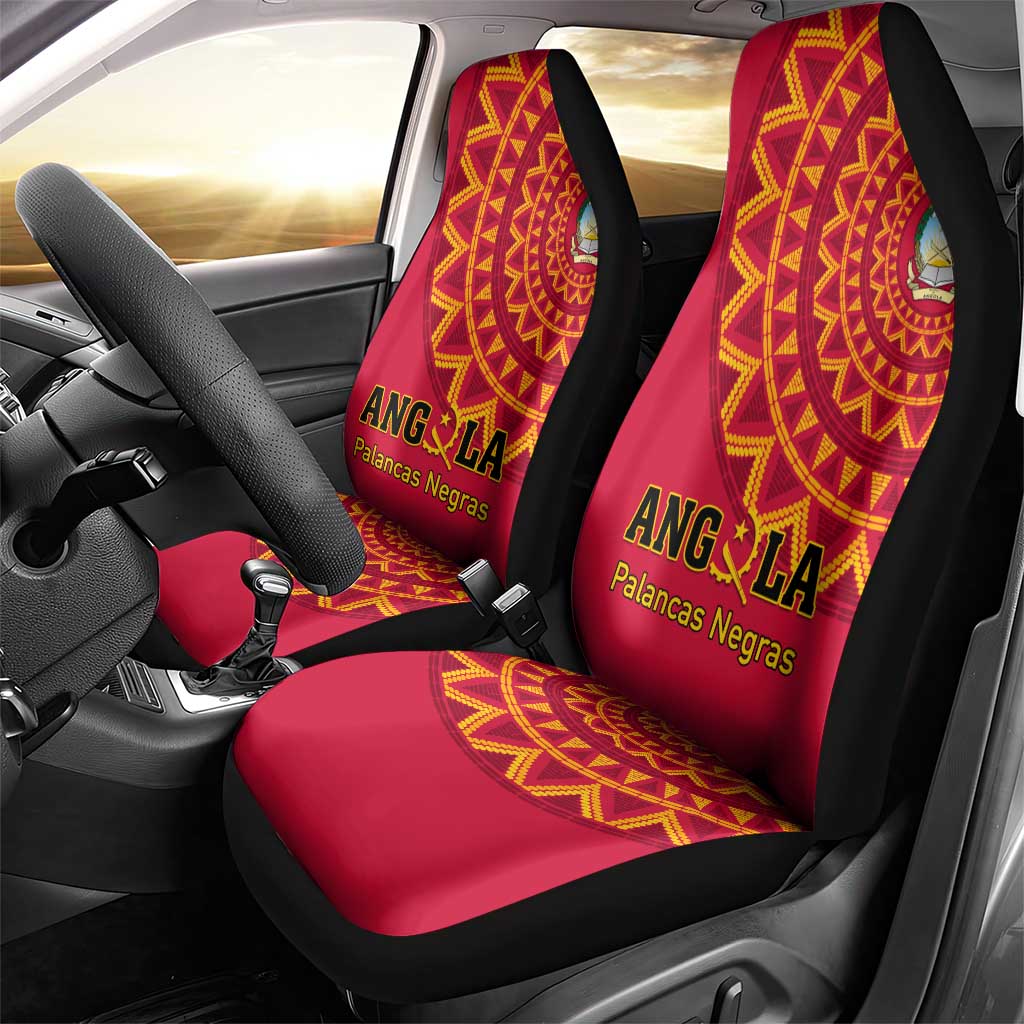 Support Palancas Negras - Red Angola Football Car Seat Cover