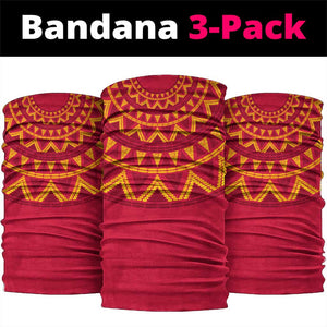 Support Palancas Negras - Red Angola Football Neck Gaiter - African Pride