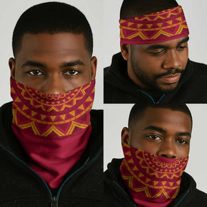 Support Palancas Negras - Red Angola Football Neck Gaiter - African Pride