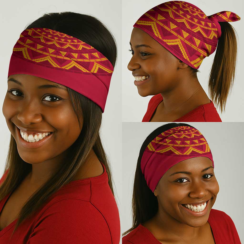 Support Palancas Negras - Red Angola Football Neck Gaiter - African Pride