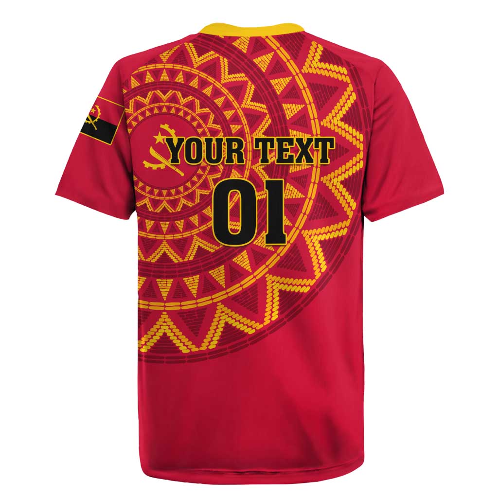 Support Palancas Negras - Red Angola Football Rugby Jersey