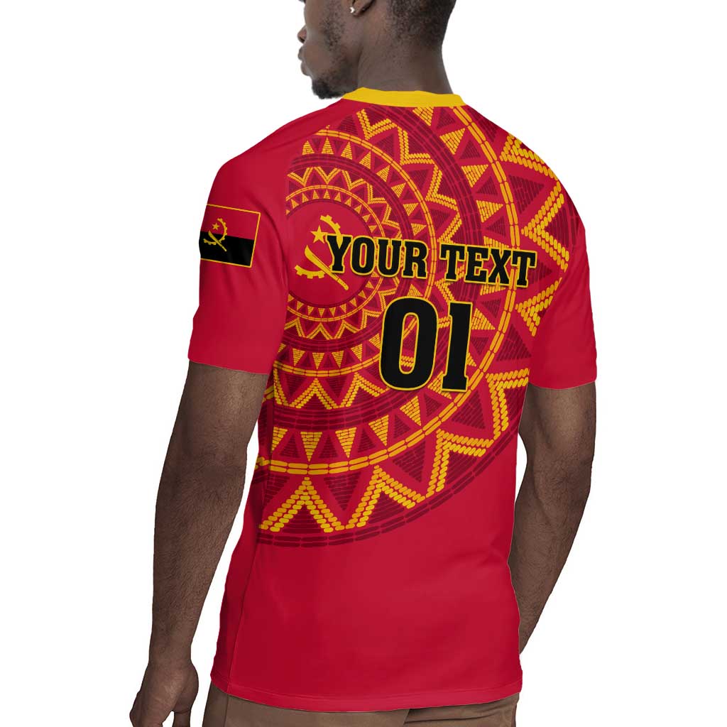 Support Palancas Negras - Red Angola Football Rugby Jersey