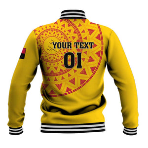 Support Palancas Negras - Yellow Angola Football Baseball Jacket LT01
