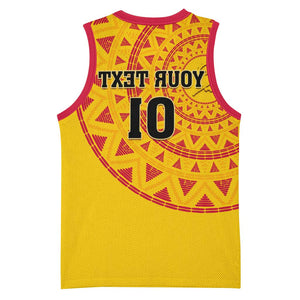 Support Palancas Negras - Yellow Angola Football Basketball Jersey - African Pride