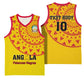 Support Palancas Negras - Yellow Angola Football Basketball Jersey - African Pride