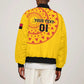 Support Palancas Negras - Yellow Angola Football Bomber Jacket