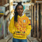 Support Palancas Negras - Yellow Angola Football Hoodie
