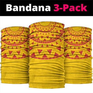 Support Palancas Negras - Yellow Angola Football Neck Gaiter - African Pride