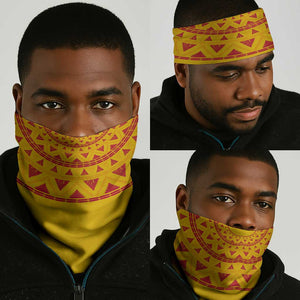 Support Palancas Negras - Yellow Angola Football Neck Gaiter - African Pride