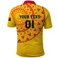 Support Palancas Negras - Yellow Angola Football Polo Shirt