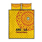 Support Palancas Negras - Yellow Angola Football Quilt Bed Set