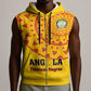 Support Palancas Negras - Yellow Angola Football Sleeveless Zip Hoodie - African Pride
