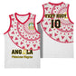 Support Palancas Negras - White Angola Football Basketball Jersey - African Pride
