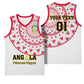 Support Palancas Negras - White Angola Football Basketball Jersey LT01