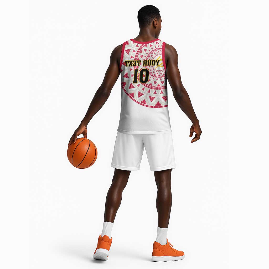 Support Palancas Negras - White Angola Football Basketball Jersey - African Pride