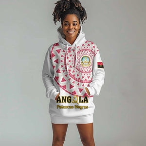 Support Palancas Negras - White Angola Football Hoodie Dress