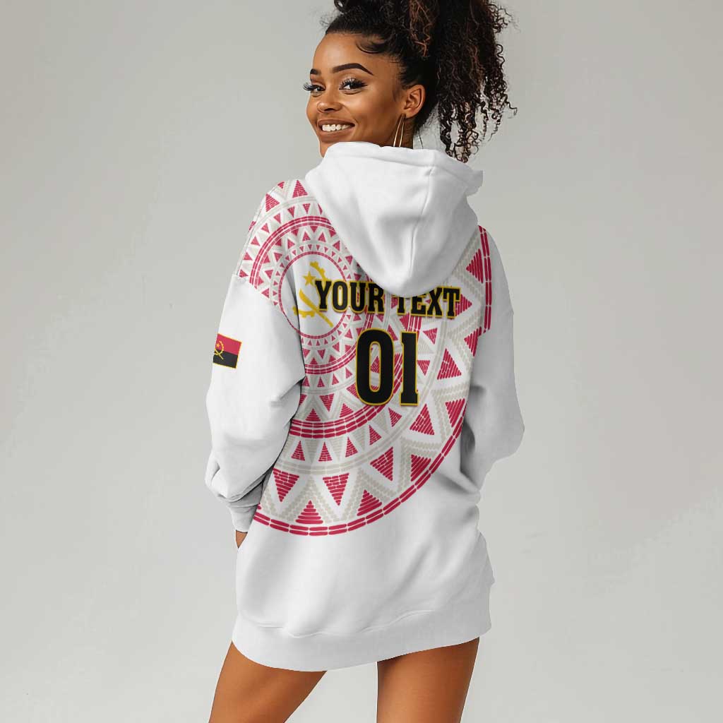 Support Palancas Negras - White Angola Football Hoodie Dress