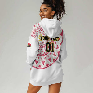 Support Palancas Negras - White Angola Football Hoodie Dress