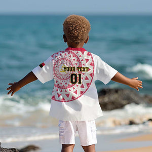 Support Palancas Negras - White Angola Football Kid Hawaiian Shirt