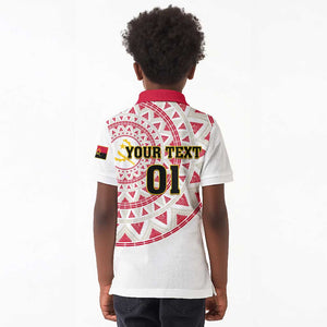Support Palancas Negras - White Angola Football Kid Polo Shirt