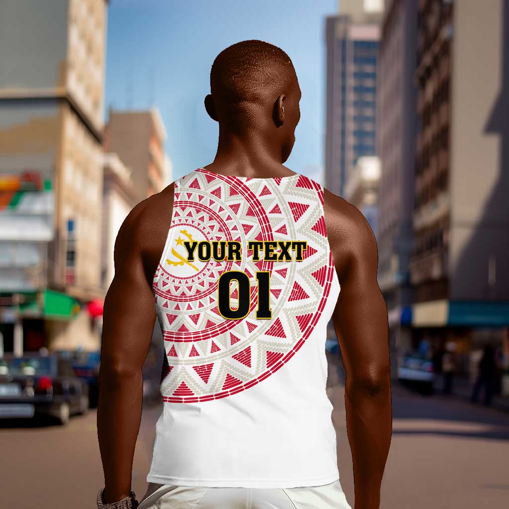 Support Palancas Negras - White Angola Football Men Tank Top