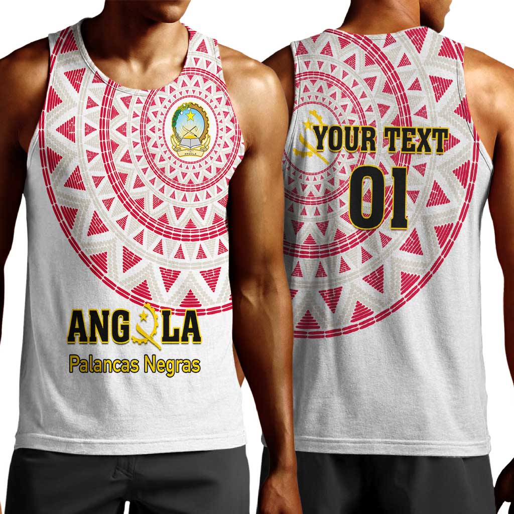 Support Palancas Negras - White Angola Football Men Tank Top