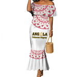 Support Palancas Negras - White Angola Football Mermaid Dress
