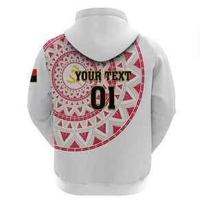 Support Palancas Negras - White Angola Football Zip Hoodie