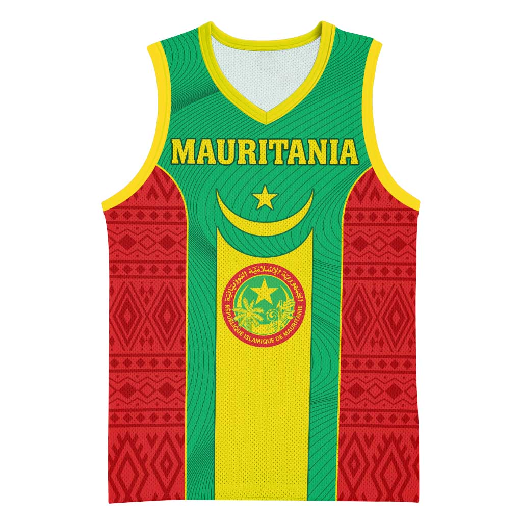Support the Lions of Chinguetti - Mauritania Football Basketball Jersey - African Pride