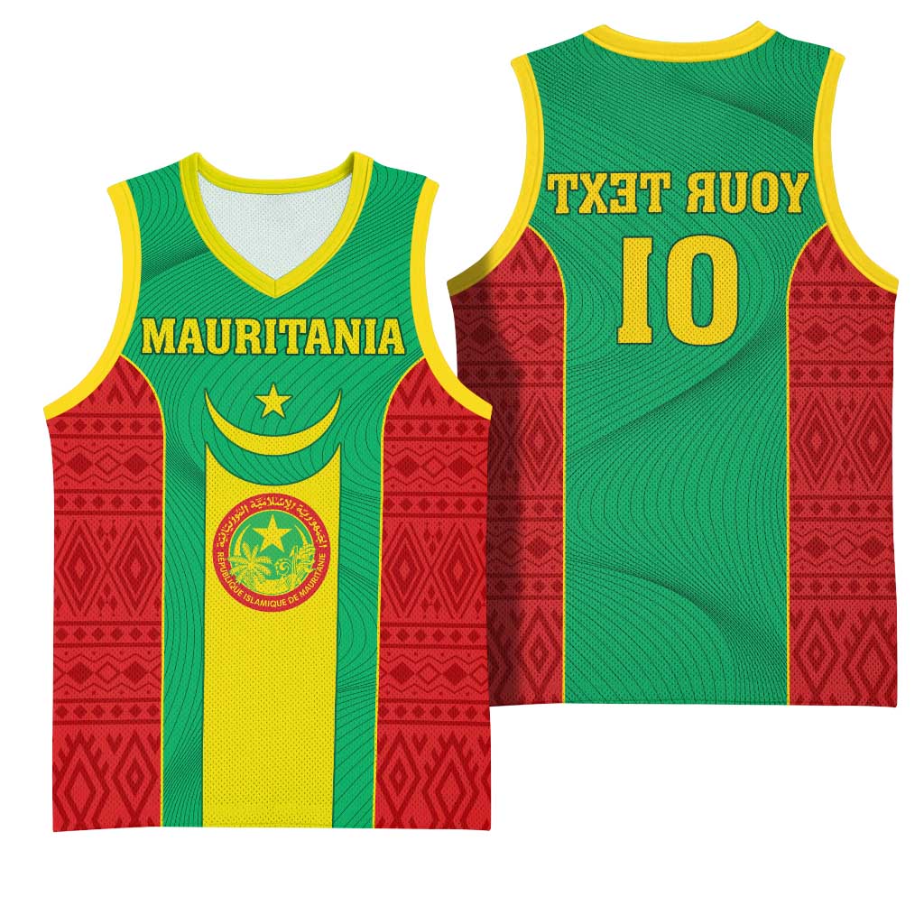Support the Lions of Chinguetti - Mauritania Football Basketball Jersey - African Pride