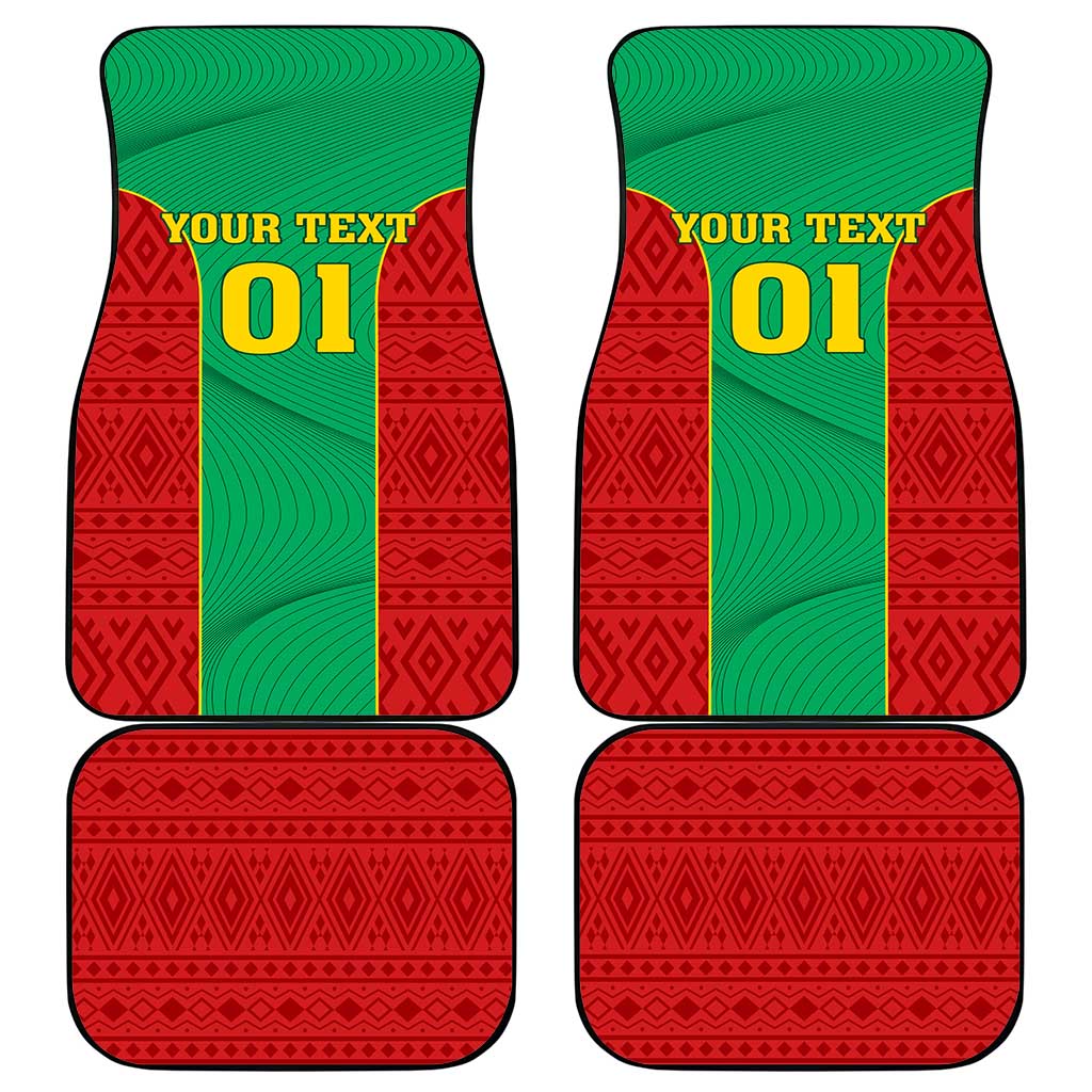 Support the Lions of Chinguetti - Mauritania Football Car Mats