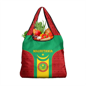Support the Lions of Chinguetti - Mauritania Football Grocery Bag
