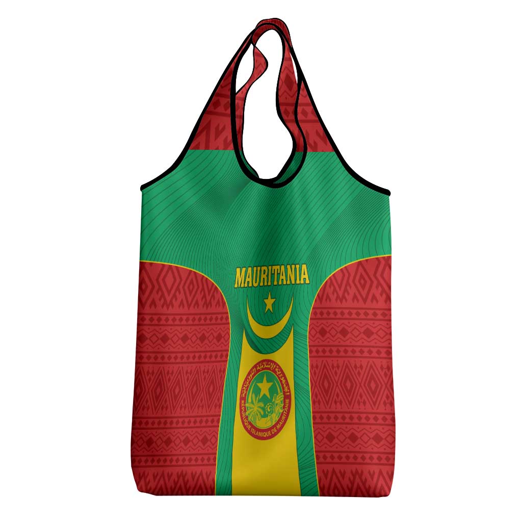 Support the Lions of Chinguetti - Mauritania Football Grocery Bag