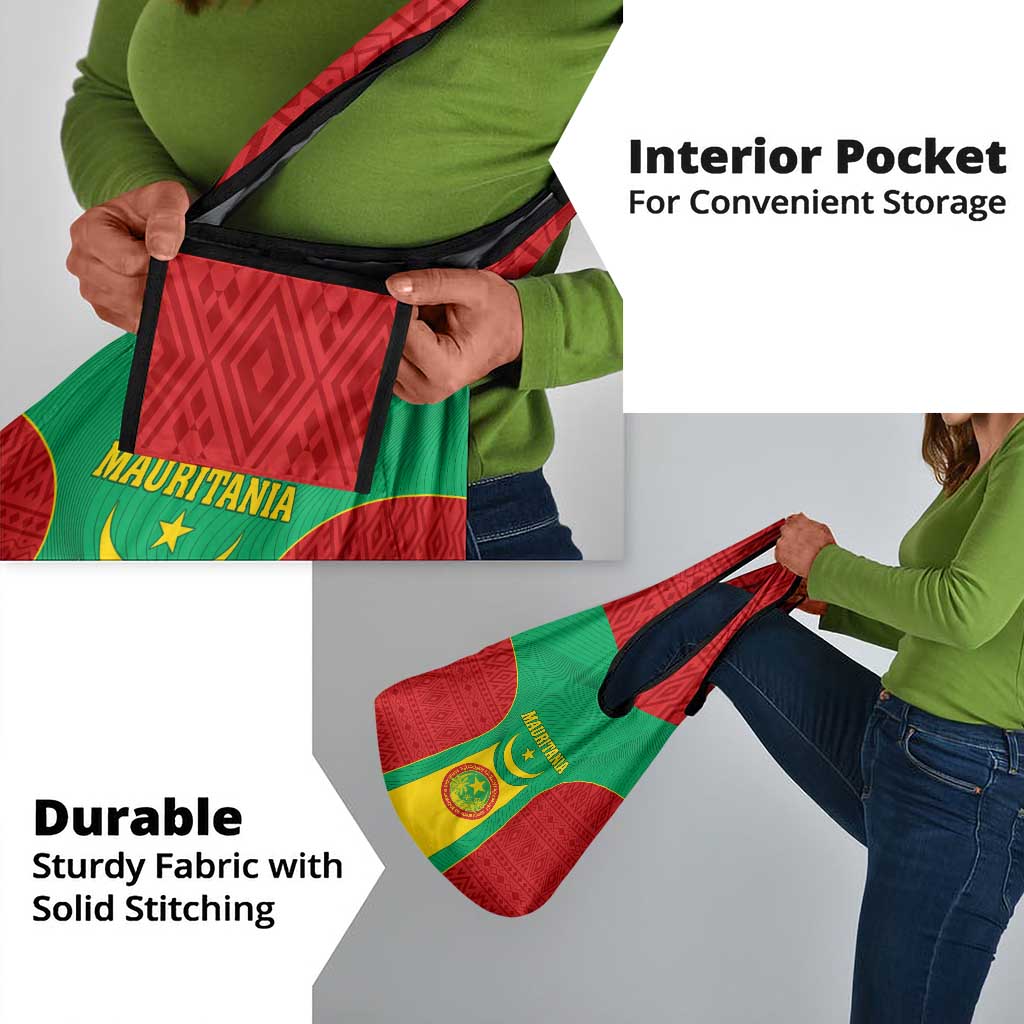 Support the Lions of Chinguetti - Mauritania Football Grocery Bag