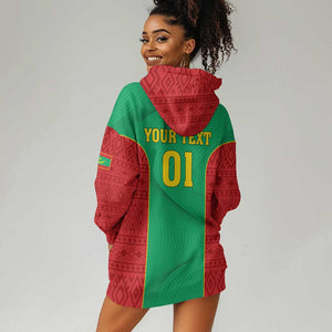 Support the Lions of Chinguetti - Mauritania Football Hoodie Dress