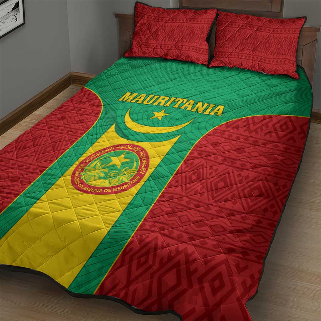 Support the Lions of Chinguetti - Mauritania Football Quilt Bed Set