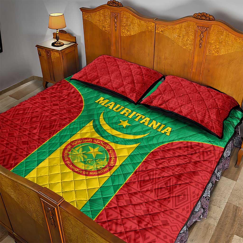 Support the Lions of Chinguetti - Mauritania Football Quilt Bed Set