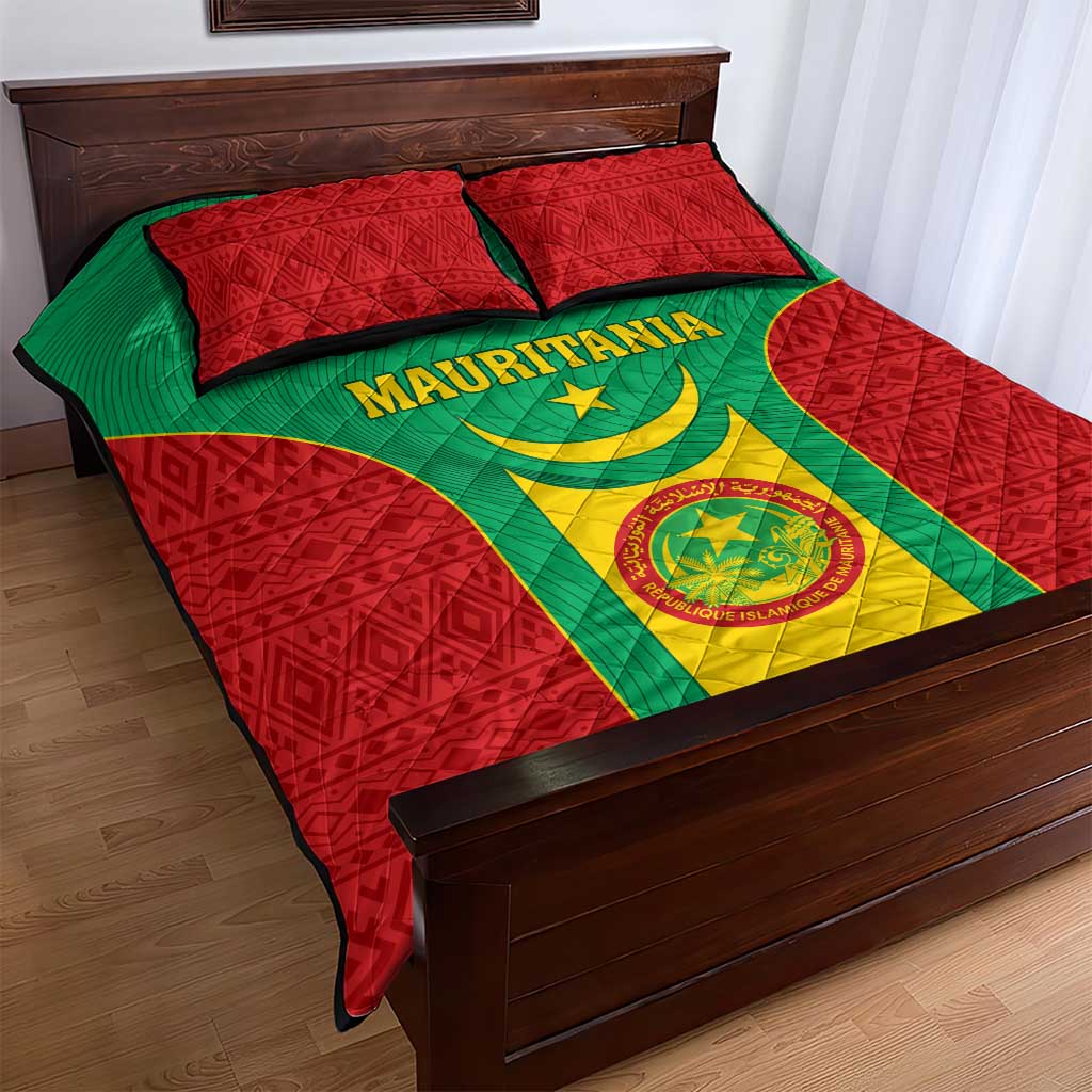 Support the Lions of Chinguetti - Mauritania Football Quilt Bed Set