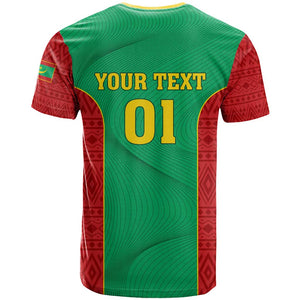 Support the Lions of Chinguetti - Mauritania Football T shirt