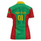 Support the Lions of Chinguetti - Mauritania Football Women Polo Shirt