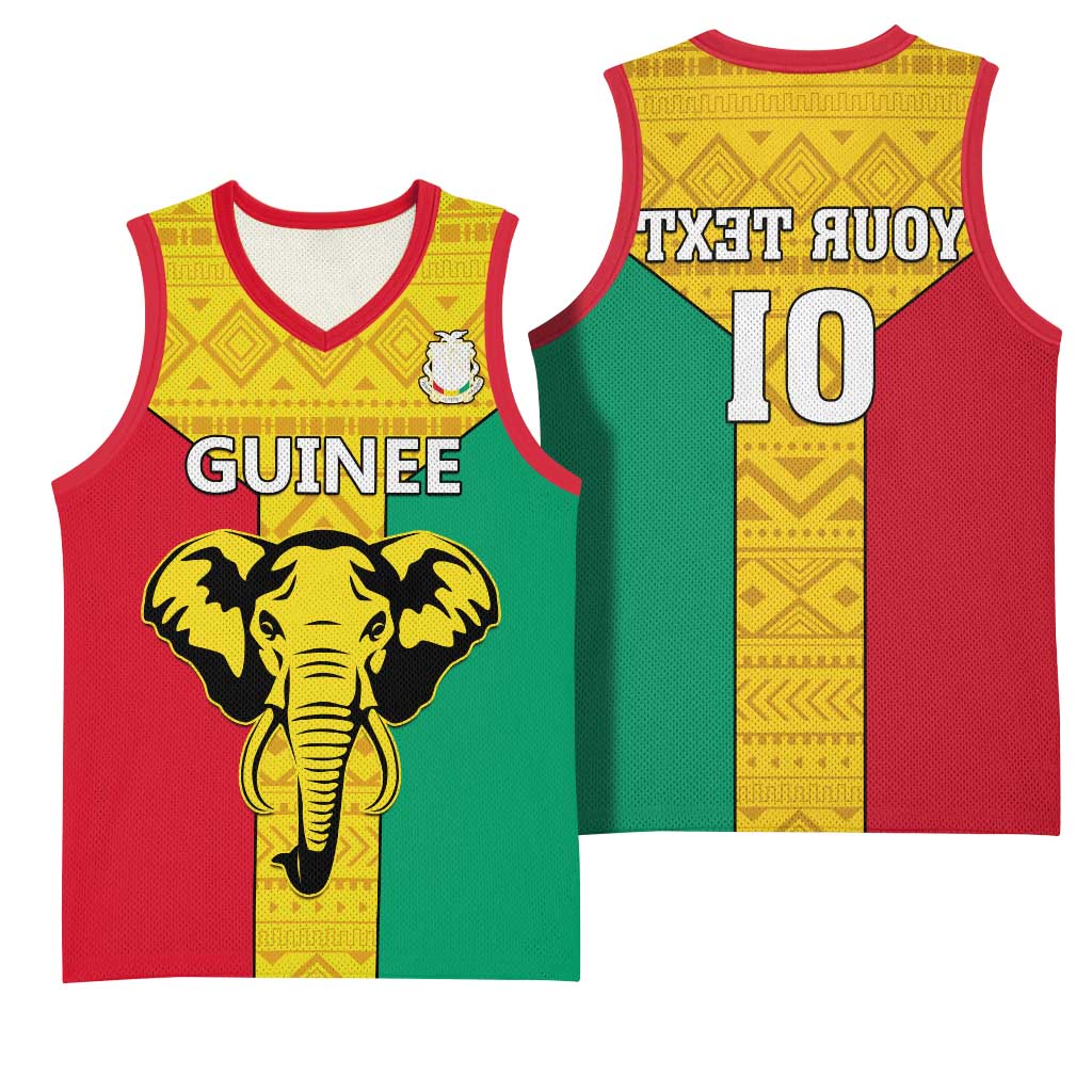Guinea Football Basketball Jersey Come On Syli National - African Pride