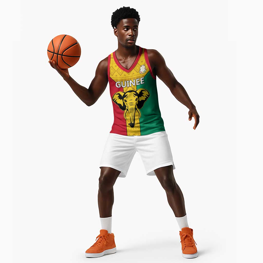 Guinea Football Basketball Jersey Come On Syli National - African Pride