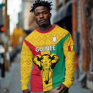 Guinea Football Long Sleeve Shirt Come On Syli National LT01