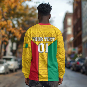 Guinea Football Long Sleeve Shirt Come On Syli National LT01