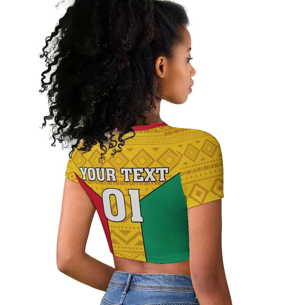 Guinea Football Raglan Cropped T shirt Come On Syli National