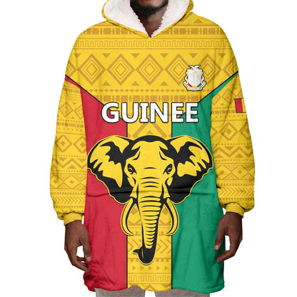 Guinea Football Wearable Blanket Hoodie Come On Syli National